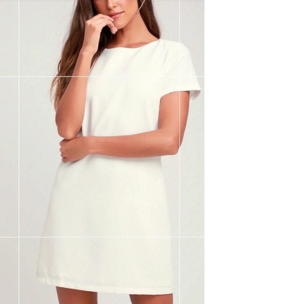 🆕️ Lulu's Ivory Shift Dress